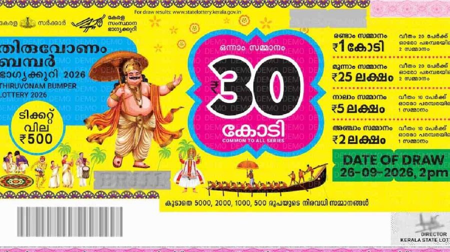 30 കോടി രൂപ ഓണം ബംപര്‍ ലോട്ടറിയടിച്ചാല്‍ എത്ര കിട്ടും