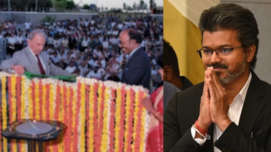 ജെആര്‍ഡി ടാറ്റ ഹൊസൂരിലെ ടൈറ്റന്‍ ഫാക്ടറി ഉദ്ഘാടനം ചെയ്യുന്നു. Image Credit: titan.co.in
