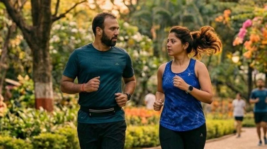 couple-eveng-walk-narmada