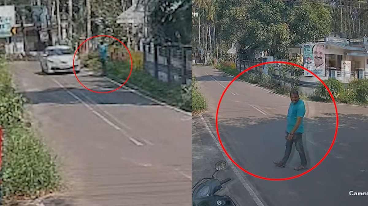 കാര്‍ ചീറിപ്പാഞ്ഞെത്തി, ഇടിച്ചു തെറിപ്പിച്ചു; വാഹനത്തില്‍ ഭാര്യയും ആൺ സുഹൃത്തുമെന്ന് യുവാവ്