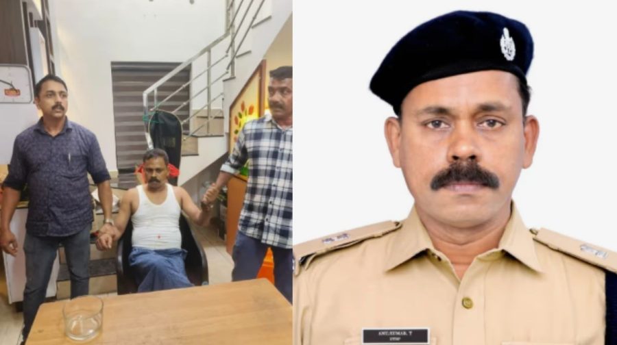 വിജിലന്‍സിനെ കണ്ട് മതിൽ ചാടാൻ ശ്രമിച്ച് ഡിവൈഎസ്പി; 2 ലക്ഷം കൈക്കൂലി വാങ്ങുന്നതിനിടെ അറസ്റ്റ് - 1
