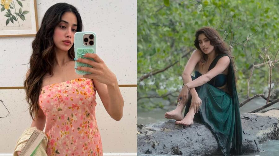 Image: instagram.com/janhvikapoor & Chuttamalle Song YT