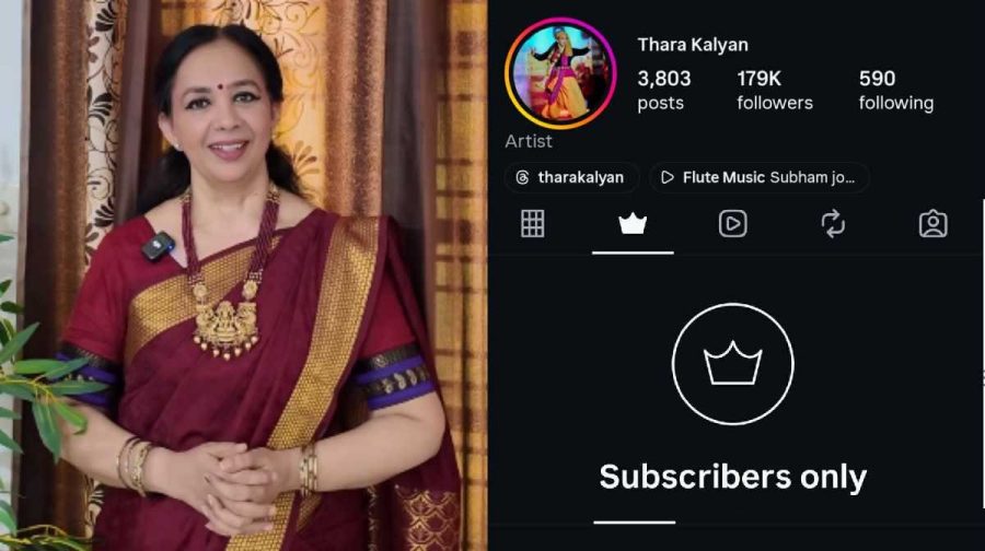 thara-kalyan-instagram-subscription