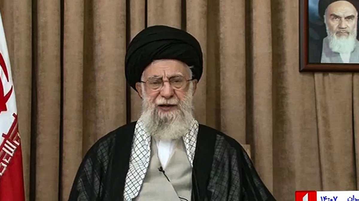 This image grab taken from footage broadcast by Iran's IRIB news on June 26, 2025, shows the Supreme Leader of the Islamic Republic Ayatollah Ali Khamenei addressing the nation.  (Photo by IRIB NEWS AGENCY / AFP) / XGTY /  RESTRICTED TO EDITORIAL USE - MANDATORY CREDIT "AFP PHOTO / IRIB / " - NO MARKETING NO ADVERTISING CAMPAIGNS  -NO ACCESS ISRAEL MEDIA/PERSIAN LANGUAGE TV STATIONS OUTSIDE IRAN/ STRICTLY NO ACCESS BBC PERSIAN/ VOA PERSIAN/ MANOTO-1 TV/ IRAN INTERNATIONAL/RADIO FARDA  - AFP IS NOT RESPONSIBLE FOR ANY DIGITAL ALTERATIONS TO THE PICTURE'S EDITORIAL CONTENT / 