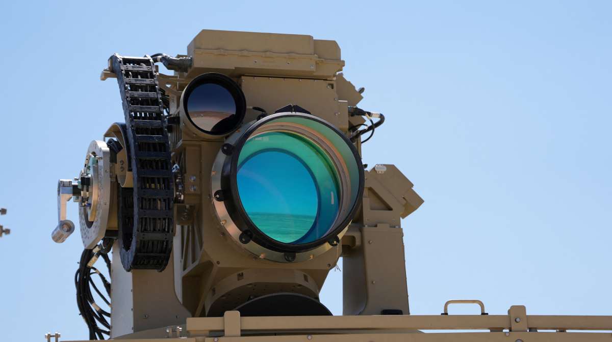 A detail of Iron Beam laser anti-missile interception system, developed by Israel, is seen in this handout image obtained by Reuters on September 17, 2025. Israel Defence Ministry/Handout via REUTERS THIS IMAGE HAS BEEN SUPPLIED BY A THIRD PARTY.
