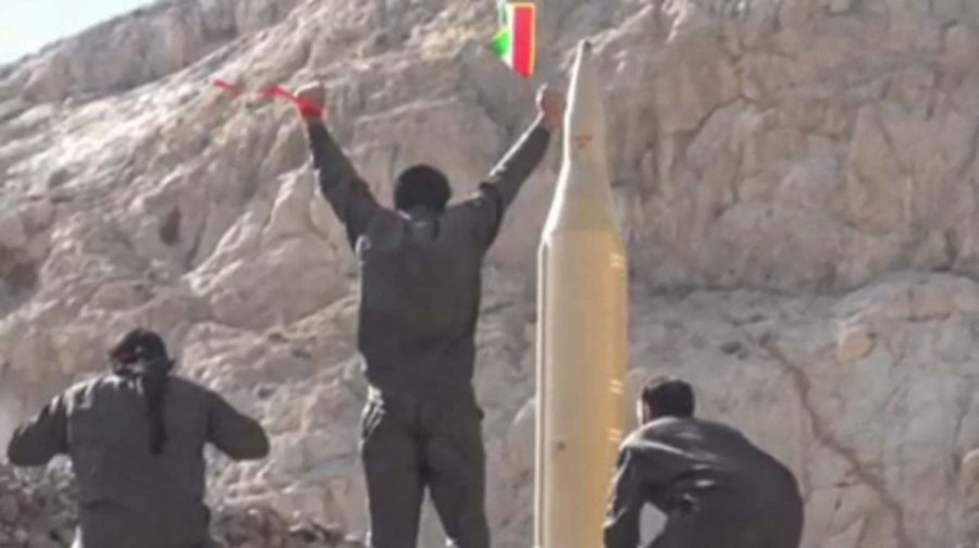 This video grab taken from handout footage released by the Iranian Revolutionary Guard Corps (IRGC) on March 21, 2026, appears to show what it describes as the launch of  the 72nd wave  of missiles carried out against Israeli targets and the US Army s Fifth Fleet. On February 28, Israel and the United States launched strikes on Iran killing its supreme leader and triggering a war that spread across the Middle East and unleashed chaos across global markets and sent oil prices soaring. (Photo by SEPAHNEWS.COM / AFP) / Israel OUT - XGTY / RESTRICTED TO EDITORIAL USE - MANDATORY CREDIT AFP -  SOURCE: SEPAHNEWS.COM  - NO MARKETING - NO ADVERTISING CAMPAIGNS  - DISTRIBUTED AS A SERVICE TO CLIENTS - NO RESALE - NO ACCESS ISRAEL MEDIA/PERSIAN LANGUAGE TV STATIONS OUTSIDE IRAN/ STRICTLY NO ACCESS BBC PERSIAN/ VOA PERSIAN/ MANOTO-1 TV/ IRAN INTERNATIONAL/RADIO FARDA - AFP IS NOT RESPONSIBLE FOR ANY DIGITAL ALTERATIONS TO THE PICTURE'S EDITORIAL CONTENT
--Attention editors: AFP covers the war in the Middle East through its extensive regional network, including bureaus in Tehran, Jerusalem, and several neighboring countries. Since the start of the conflict, journalists have been working under increasingly restrictive conditions. Authorities in several countries have limited reporters' movements, photo and live video coverage from sensitive locations. Some governments and armed groups have banned images of missile or drone strikes and other security-related sites. / 