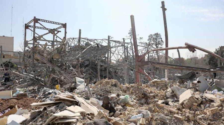 Debris lies scattered in the aftermath of a strike on a police station, amid the U.S.-Israeli conflict with Iran, in Tehran, Iran, March 4, 2026. Majid Asgaripour/WANA (West Asia News Agency) via REUTERS ATTENTION EDITORS - THIS PICTURE WAS PROVIDED BY A THIRD PARTY