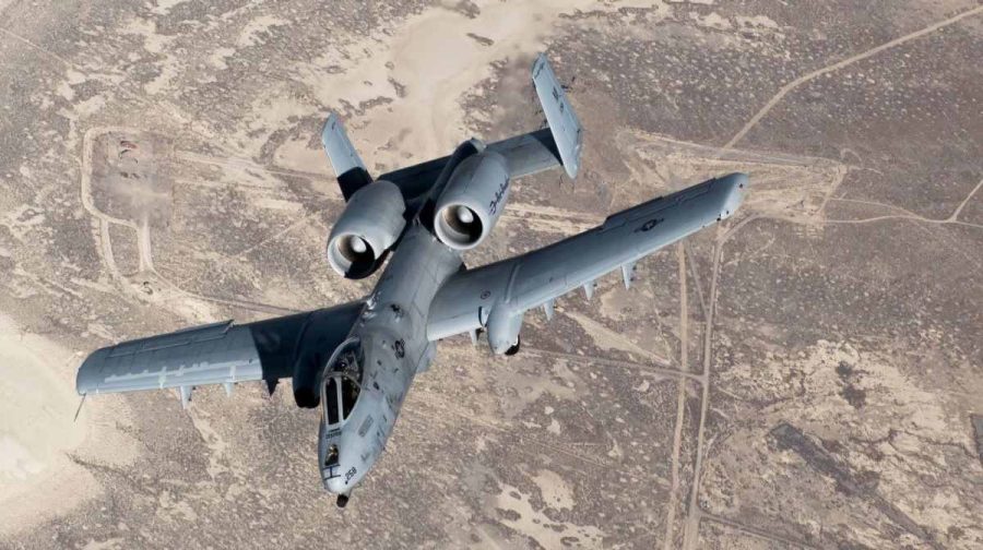An A-10 Thunderbolt, also known as the Warthog, peels away after receiving fuel over Idaho on November 25, 2020. The New York Times reported on April 3, 2026 that a second US jet -- an A-10 "tankbuster" ground attack plane -- had crashed near the Strait of Hormuz and that the lone pilot was safely rescued. (Photo by Senior Airman Danielle Charmichael / US AIR FORCE / AFP) / RESTRICTED TO EDITORIAL USE - MANDATORY CREDIT "AFP PHOTO /  Senior Airman Danielle Carmichael / US Air Force" - NO MARKETING NO ADVERTISING CAMPAIGNS - DISTRIBUTED AS A SERVICE TO CLIENTS