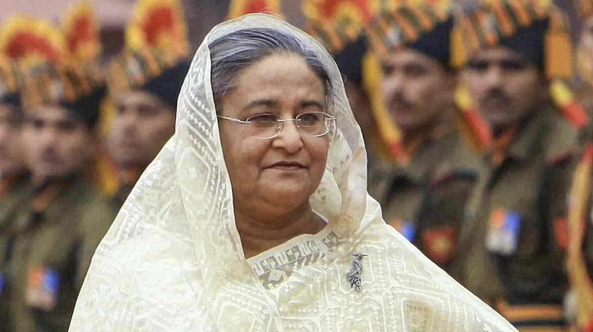 **EDS: FILE PHOTO** New Delhi: In this Jan 11, 2010 file photo, then Bangladesh Prime Minister Sheikh Hasina at Rashtrapati Bhawan. Bangladesh's deposed prime minister Sheikh Hasina was on Monday sentenced to death in absentia by a special tribunal for "crimes against humanity" committed during the wide-spread protests against her government in July last year. (PTI Photo/Atul Yadav)(PTI11_17_2025_000201B)