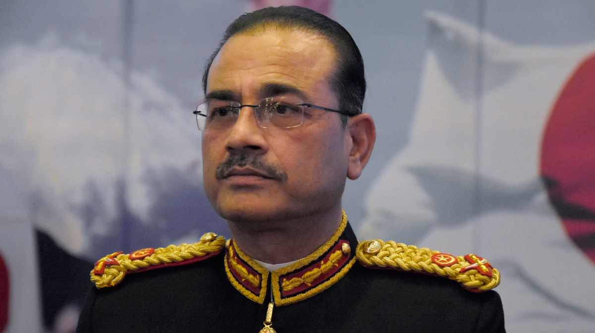 ADDITION CLARIFIES THAT MUNIR IS THE NEW HEAD OF THE COUNTRY'S ARMY -- A senior general of Pakistan army Lt. Gen. Syed Asim Munir attends a ceremony in Islamabad, Pakistan, Nov. 1, 2022. Pakistani Prime Minister Shahbaz Sharif has decided to appoint Munir, the country's former spy chief, as head of the country's army, the information minister said Thursday, Nov. 24, 2022.  Sharif sent a required notice to President Arif Alvi for formal approval.(AP Photo/W.K. Yousufzai)