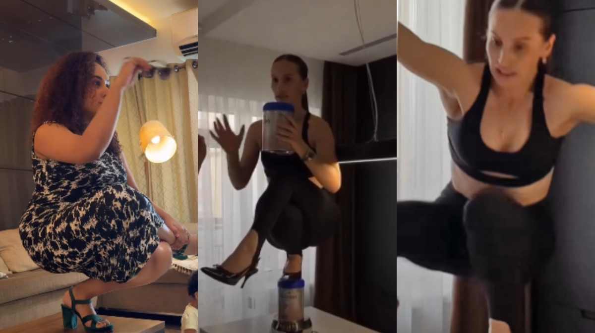 Image Credit: Screengrab from instagram.com/pearlemaany (Left) , instagram/Mariana Barutkina