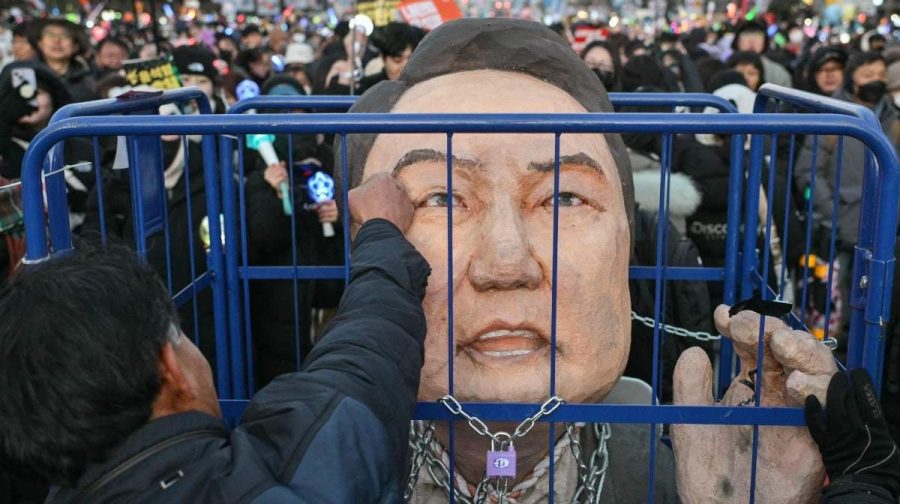 2024 ഡിസംബറില്‍ യുന്‍ സോക് യോലിനെതിരെ സോളില്‍ നടന്ന പ്രതിഷേധം (ഫയല്‍ ചിത്രം)