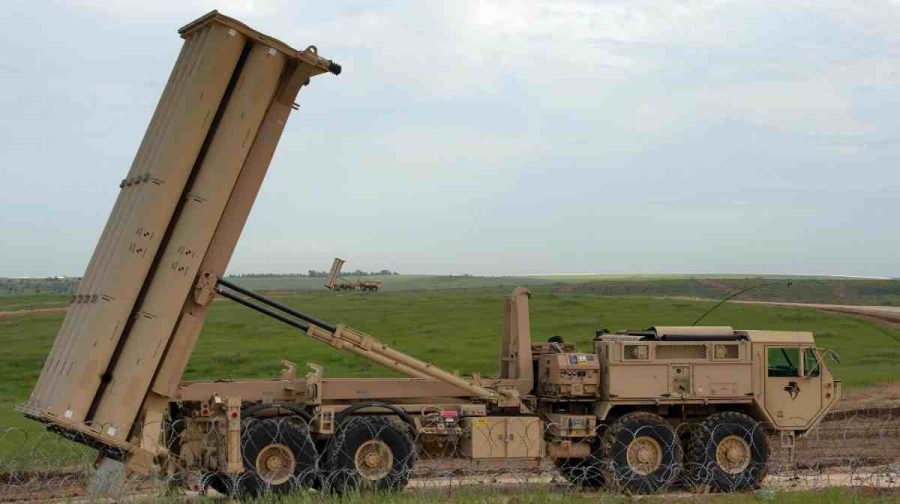 FILE IMAGE: US Army Terminal High Altitude Area Defense (THAAD) System