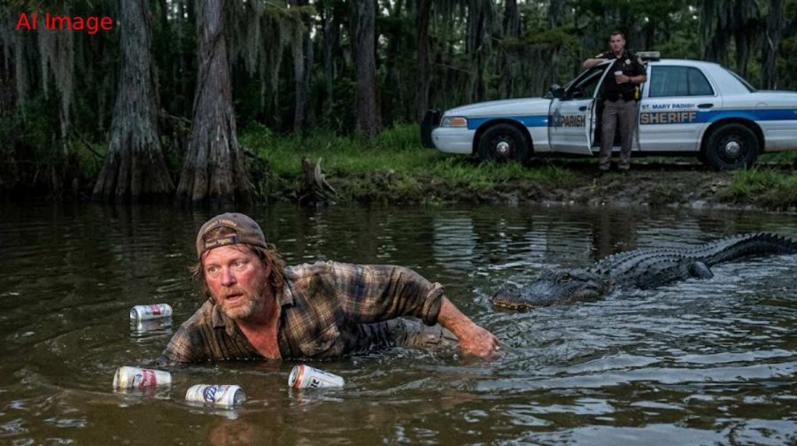 alligator-chase