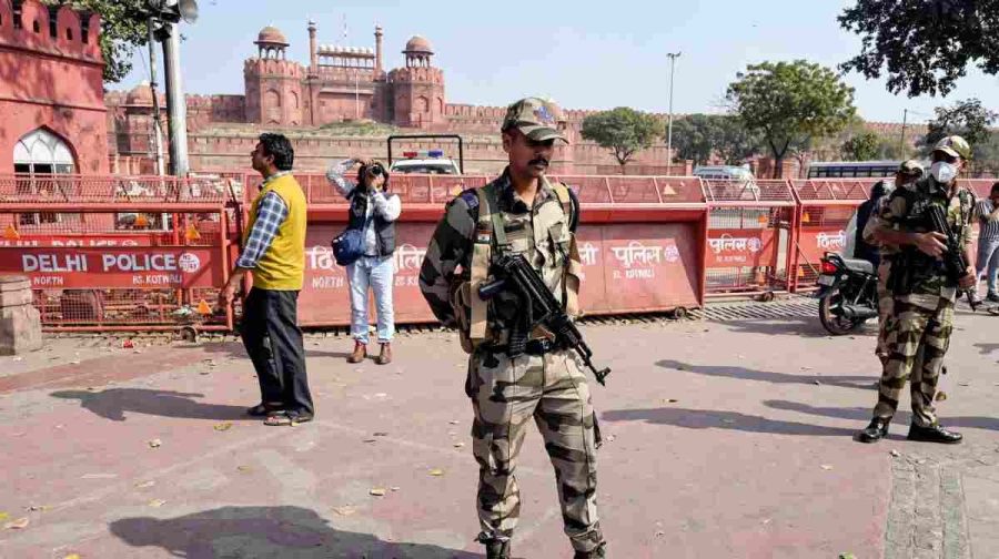 Security tightened around Red Fort after an alert over a suspected Lashkar-e-Taiba Plot