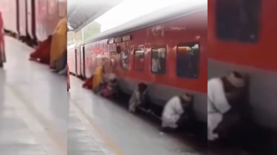 train-urination