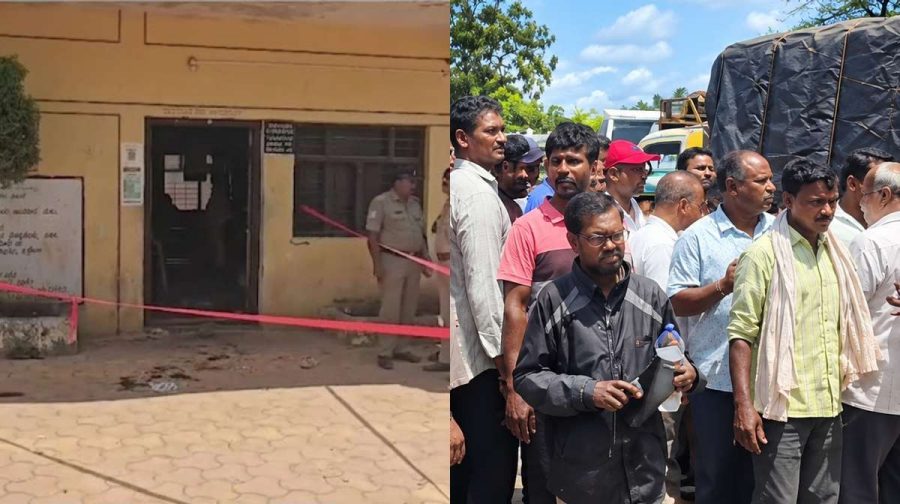 belagavi-former-soldier-daughter-hacked-to-death-panchayat-office-property-dispute