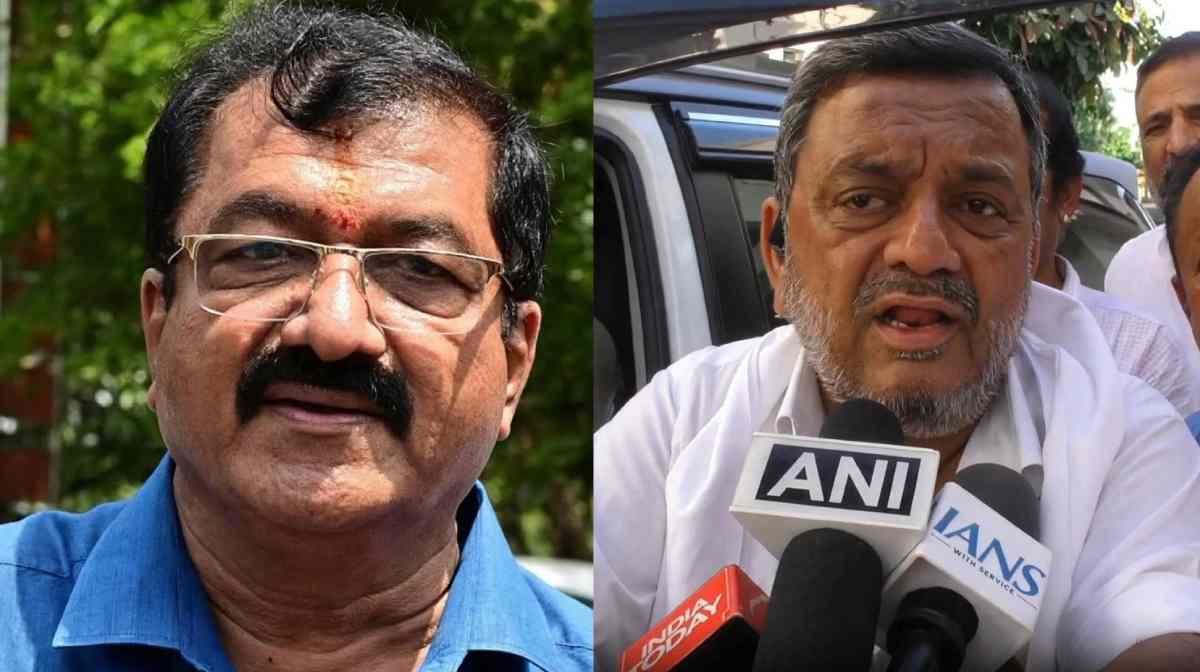 MLA BP Harish (Left), Minister SS Mallikarjun (Right)  Image credit: X