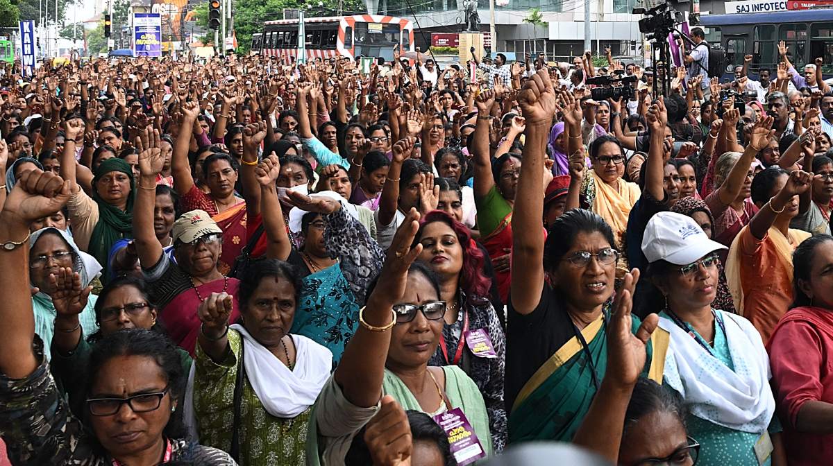 asha-workers-protest-kerala-honorarium-hike-dissatisfaction