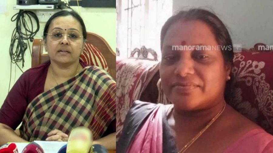 protest-veena-george