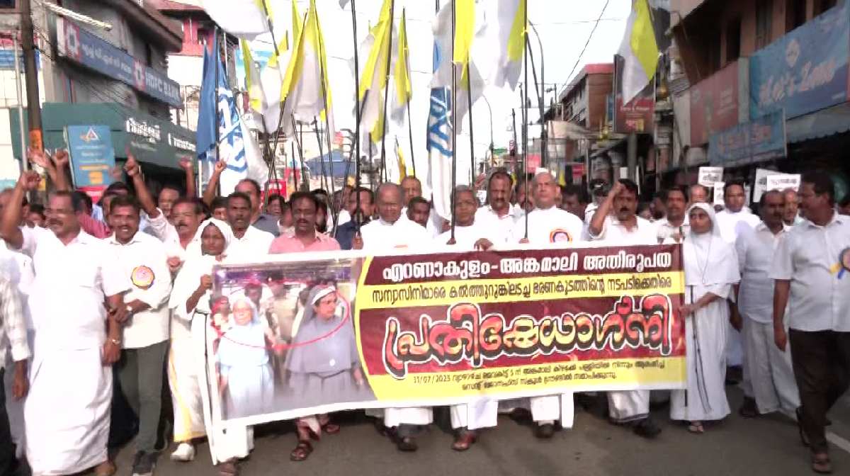 kerala-protests-chhattisgarh-nuns-arrest