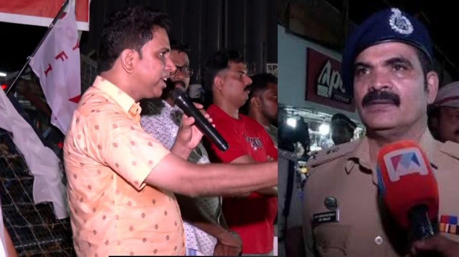dyfi-leader-threatens-kozhikode-city-police-commissioner-shoukathali