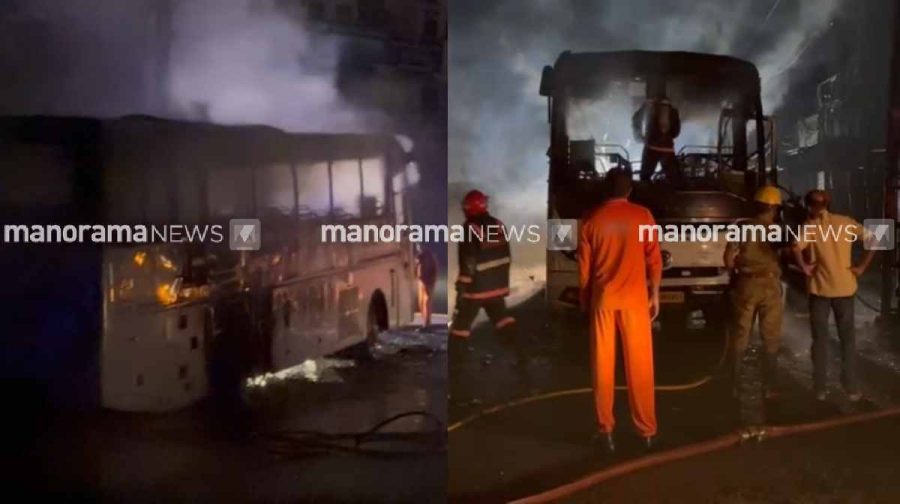 mundakkayam-fire-bus