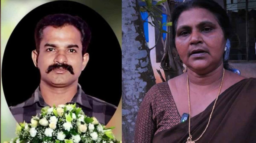 മരിച്ച സനീഷ്. ബന്ധു പുഷ്പലീല