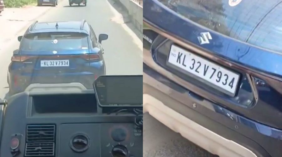 fire-engine-obstruction-thuruvoor-car-seized-dangerous-driving-kerala