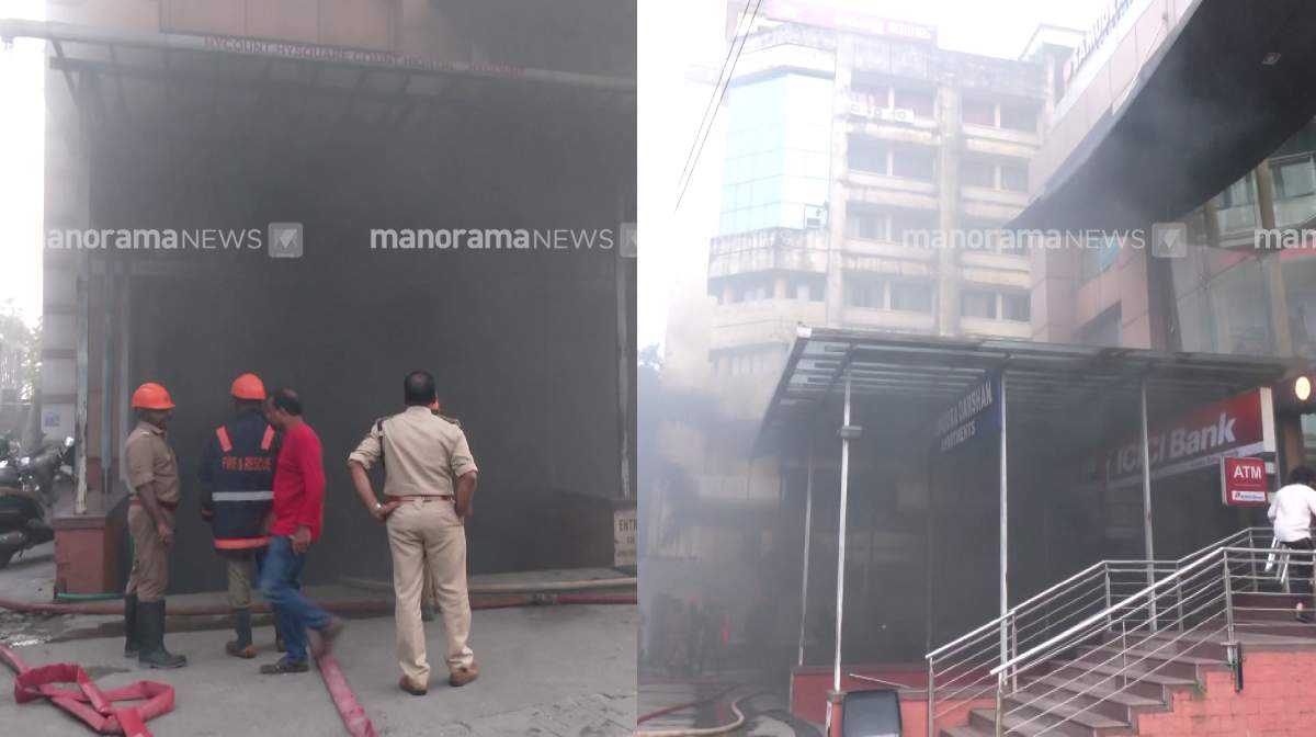 kochi-marine-drive-flat-car-parking-fire-accident-samudharsan-apartment