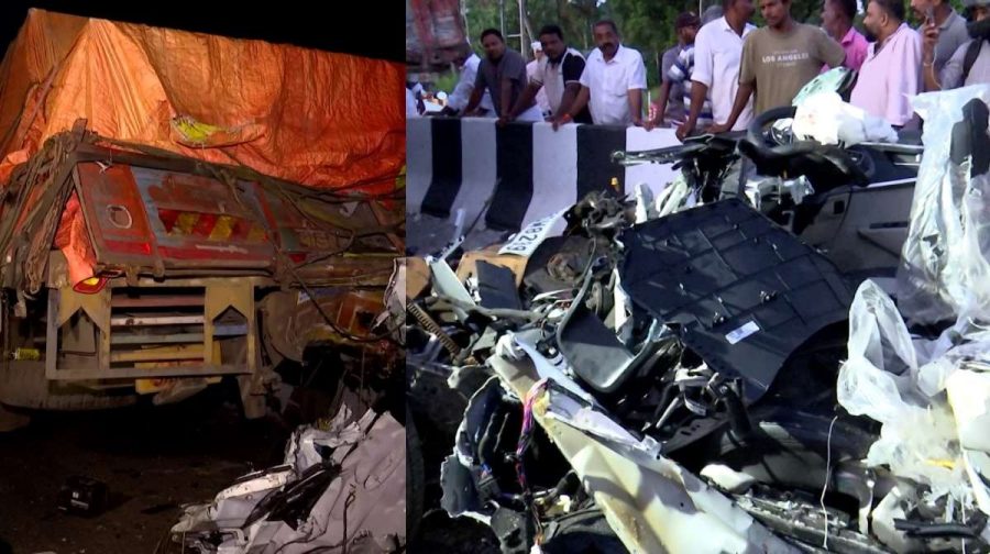 thrissur-kaipamangalam-national-highway-accident-8-killed-car-lorry-crash