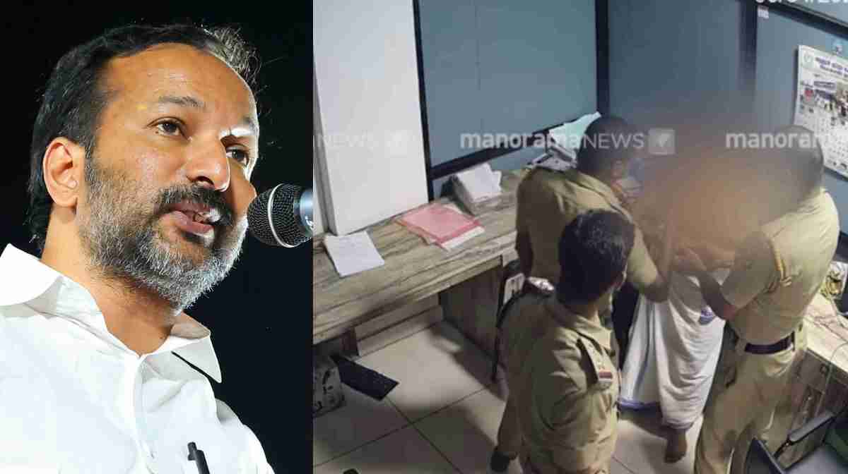 kunnamkulam-police-station-incident-congress-protest--violence