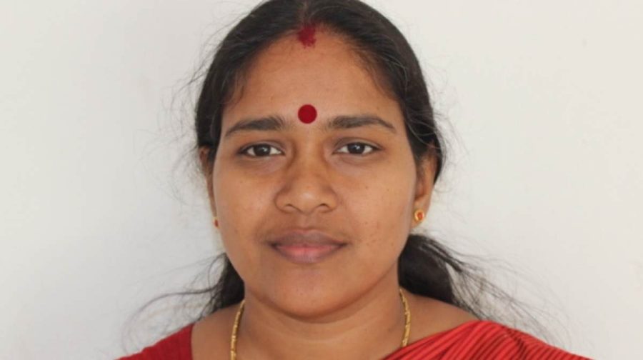 KOZHIKODE 13th March 2014 : Shobha Surendran BJP  candidate of Palakkad Constituency in Parliament Election 2014 / CLT #
