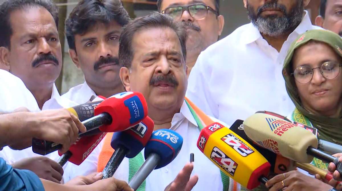 chennithala-reaction