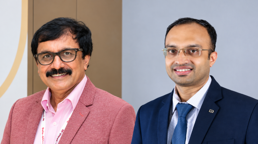 SmilingCorporatePortraitofTwoIndianMen