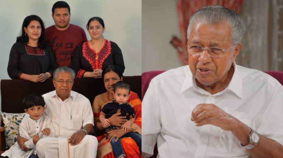 Pinarayi vijayan Family (File photo:2016, Manorama)