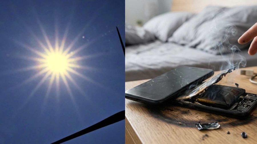mobile-phone-explosion-due-to-summer-heat-wave-fake