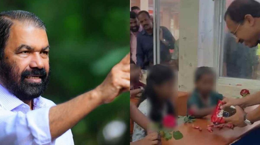 v-muralidharan-sweets-controvesy-students-sivankutty