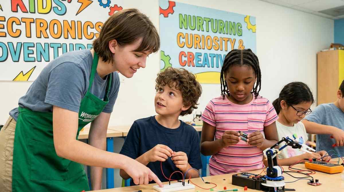 Fun Existing Electronics Fun with Electronics Workshop for Kids by Manorama Horizon| വെക്കേഷ ...