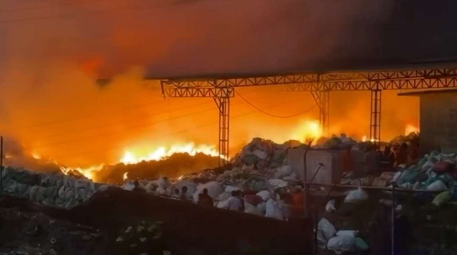 Munnar Kallar Waste Plant Fire 