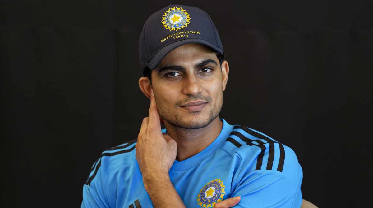 Bengaluru: India A team skipper Shubman Gill during a press conference ahead of Duleep Trophy 2024 match between India A and India B at Chinnaswamy Stadium, in Bengaluru, Wednesday, Sept. 4, 2024. (PTI Photo/Shailendra Bhojak)   (PTI09_04_2024_000143B)