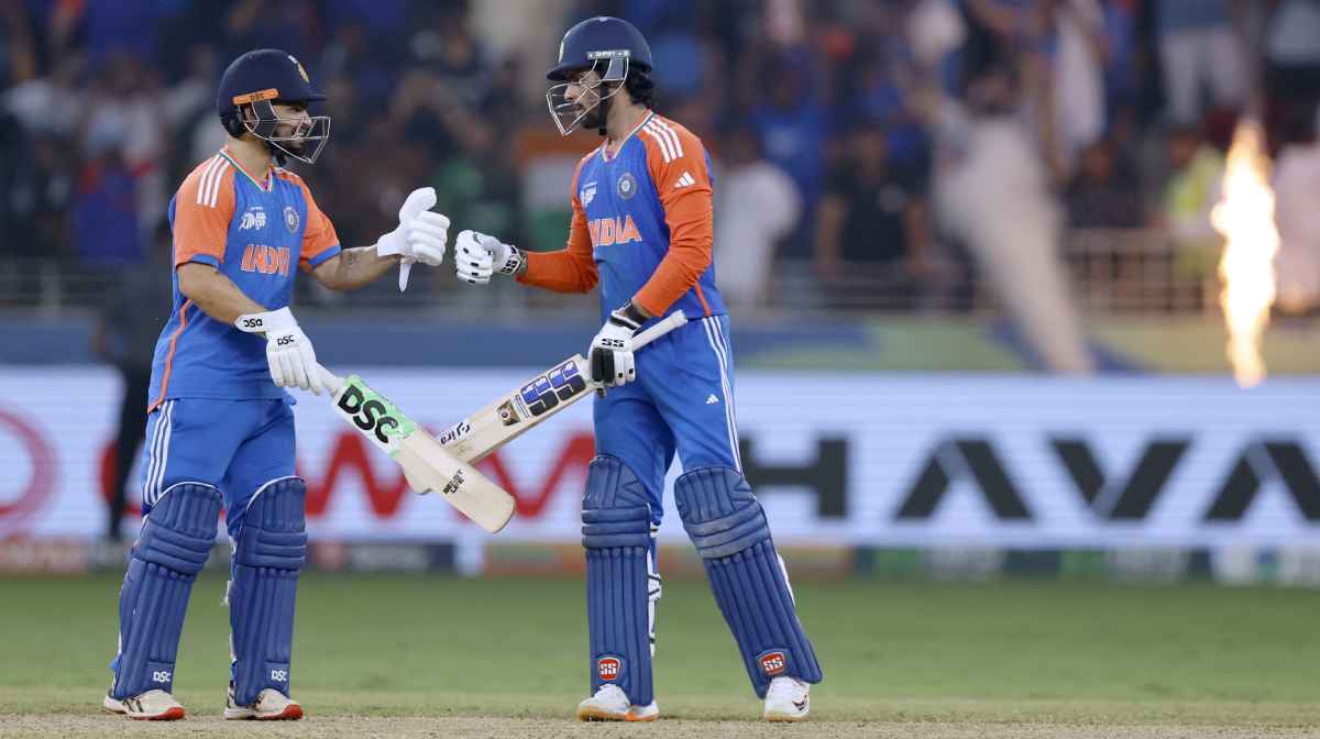 **EDS: THIRD PARTY IMAGE** In this image released on Sept. 28, 2025, India's Rinku Singh and Tilak Varma during the Asia Cup 2025 final match between India and Pakistan, in Dubai, UAE. (Creimas/Asian Cricket Council via PTI Photo)(PTI09_29_2025_000006A)