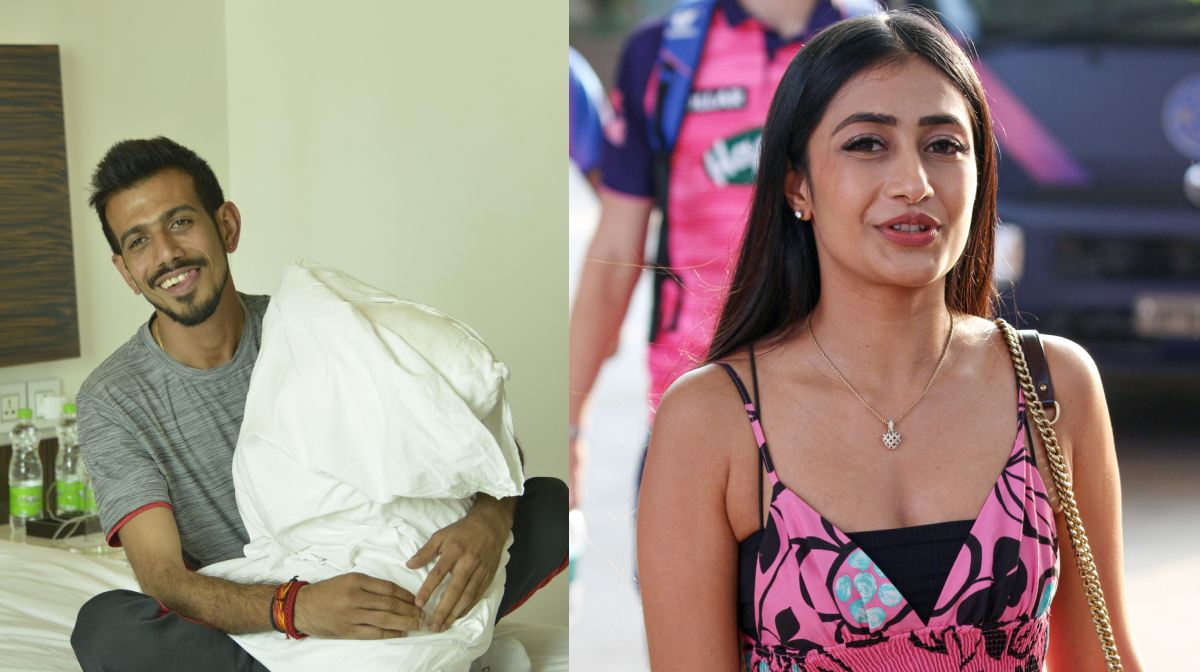 Image: Yuzvendra Chahal, Dhanashree Verma, Manorama