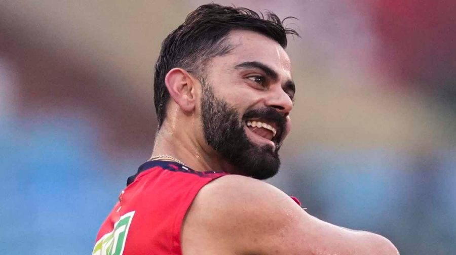 Raipur: Royal Challengers Bengaluru's Virat Kohli during a practice session ahead of an Indian Premier League (IPL) 2026 T20 cricket match between Royal Challengers Bengaluru and Kolkata Knight Riders, in Raipur, Chhattisgarh, Tuesday, May 12, 2026. (PTI Photo/Atul Yadav)(PTI05_12_2026_000224A) *** Local Caption *** 
