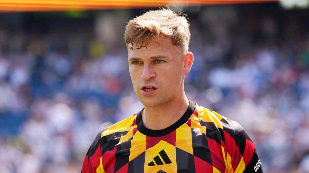 Soccer Football - FIFA World Cup 2026 - Round of 32 - Germany v Paraguay - Boston Stadium, Foxborough, Massachusetts, U.S. - June 29, 2026
Germany's Joshua Kimmich during the warm up before the match IMAGN IMAGES via Reuters/David Butler