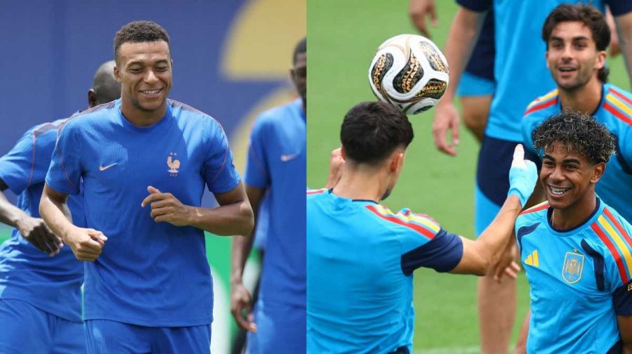 france-vs-spain-training