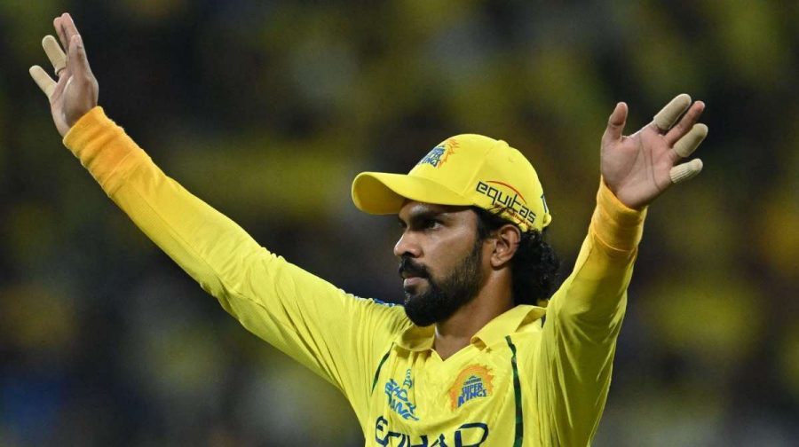 Chennai Super Kings' captain Indian cricket player Ruturaj Gaikwad gestures during the 2026 Indian Premier League (IPL) T20 match between Chennai Super Kings and Delhi Capitals at the MA Chidambaram Stadium in Chennai on April 11, 2026. (Photo by R. Satish BABU / AFP) / -- IMAGE RESTRICTED TO EDITORIAL USE - STRICTLY NO COMMERCIAL USE --