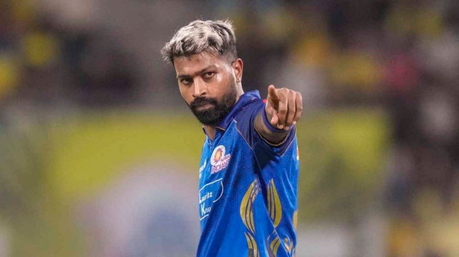 Chennai: Mumbai Indians' captain Hardik Pandya during an Indian Premier League (IPL) 2026 T20 cricket match between Chennai Super Kings and Mumbai Indians, in Chennai, Tamil Nadu, Saturday, May 2, 2026. (PTI Photo/R Senthilkumar) (PTI05_02_2026_000429B) *** Local Caption *** 
