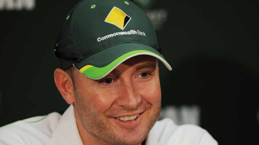 Australian cricket captain Michael Clarke speaks during a press conference on the eve of the third Ashes cricket Test between England and Australia in Perth on December 12, 2013.    AFP PHOTO / GREG WOODIMAGE RESTRICTED TO EDITORIAL USE - STRICTLY NO COMMERCIAL USE