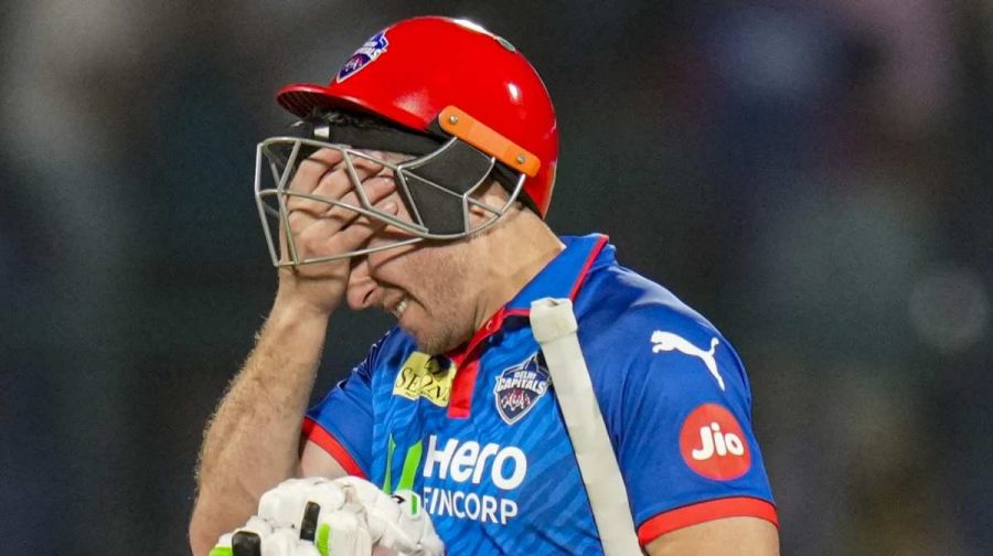 New Delhi: Delhi Capitals' David Miller reacts after losing the match during an Indian Premier League (IPL) 2026 T20 cricket match between Delhi Capitals and Gujarat Titans, at Arun Jaitley Stadium, in New Delhi, Wednesday, April 8, 2026. (PTI Photo/Salman Ali)(PTI04_08_2026_000726B)